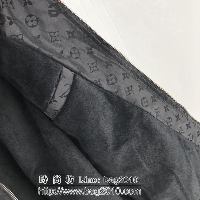 LV路易威登SuP X LV聯名款 18秋冬新款 提花字母圖案 男款夾克外套  ydi1963